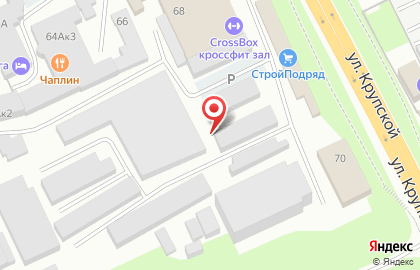 Кондитерская компания на улице Крупской на карте