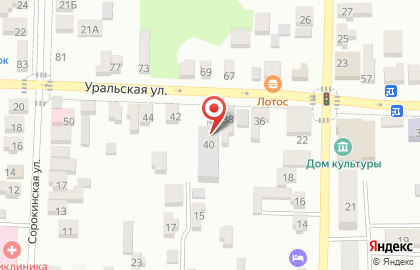 Магазин мебели в Оренбурге на карте