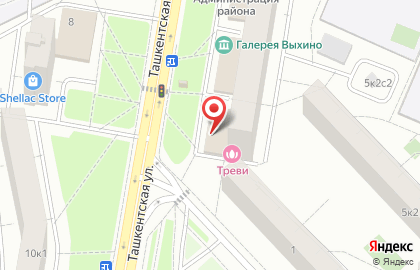 Служба курьерской доставки СберЛогистика на Ташкентской улице на карте