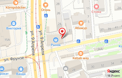Кондитерский магазин Сласти в Ленинградском районе на карте
