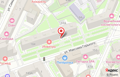Косметическая компания Мирра на улице Максима Горького на карте