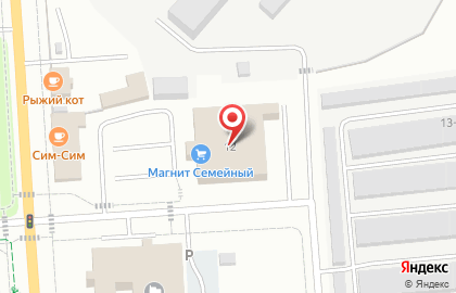 Гипермаркет Магнит Оптовый на карте