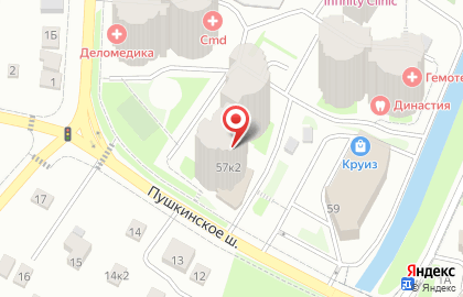 Ателье в Москве на карте