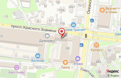 Газета Из рук в руки на проспекте Красного Знамени на карте