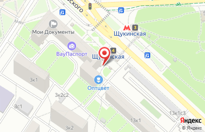 ТЦ Щучка на карте