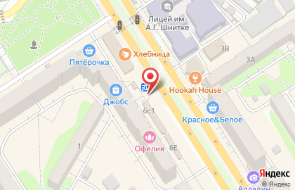 Солнечный берег на улице Тельмана на карте