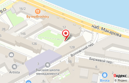 мебельная мастерская Владимира Романова на набережной Макарова на карте