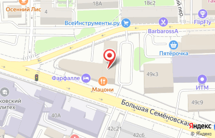 Барбершоп OldBoy на метро Электрозаводская (Арбатско-Покровская линия) на карте
