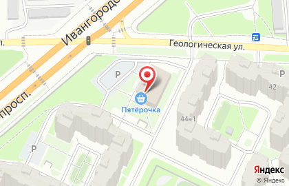 Магазин разливного пива Давай два в Красносельском районе на карте