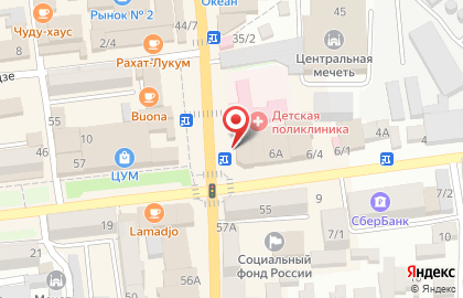Киоск Дагпечать на улице Чкалова на карте