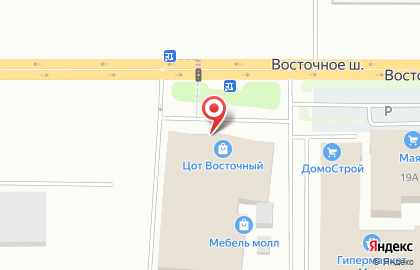 Центр оптовой торговли Восточный на карте