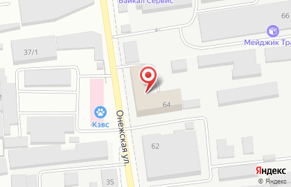 Галичский автокрановый завод на Онежской улице на карте