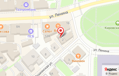 Фотоцентр на Пушкинской улице на карте