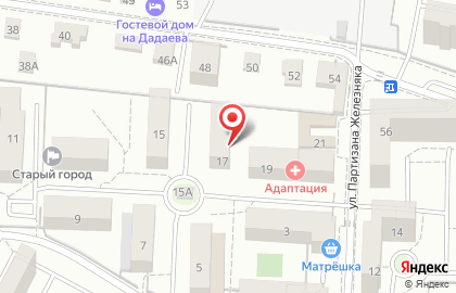 Строительная компания Атлант на улице Партизана Железняка на карте