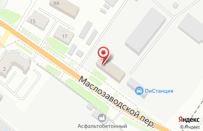 Столовая в Маслозаводском переулке, 19 на карте