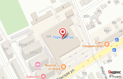 Торгово-развлекательный центр Вершина на Октябрьской улице на карте
