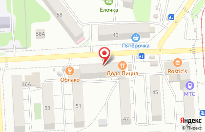 Федеральный оператор сотовой связи Tele2 в Октябрьском районе на карте