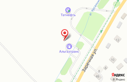 Альгазтранс на Заречной улице на карте