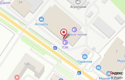 Транспортная компания ПЭК во Владимире на карте