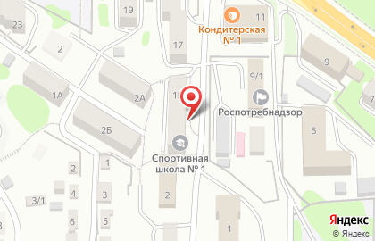 Детско-юношеская спортивная школа №1 в Петропавловске-Камчатском на карте