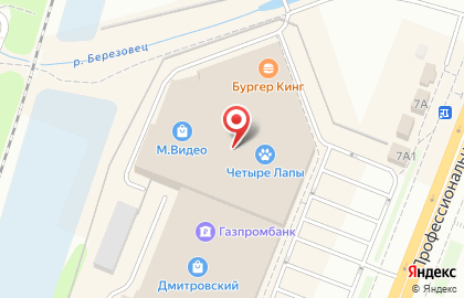 Магазин аксессуаров для гаджетов Чехольчик на Профессиональной улице на карте