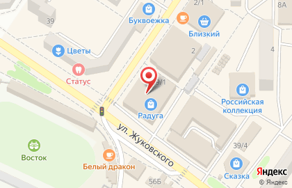 Юридическая компания Освободим на улице Жуковского на карте