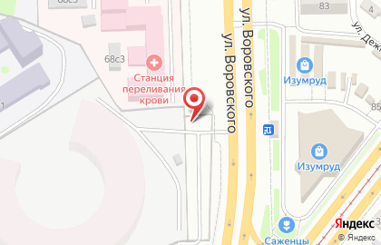 Автостоянка в Челябинске на карте