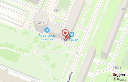 Учебный центр вычислительной техники АДПО на улице Руднева, 22 к 1 на карте