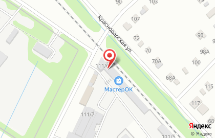 Торговая компания Крона на Краснодарской улице на карте