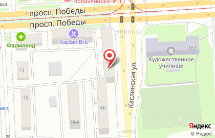 Художественная мастерская Гранж в Калининском районе на карте