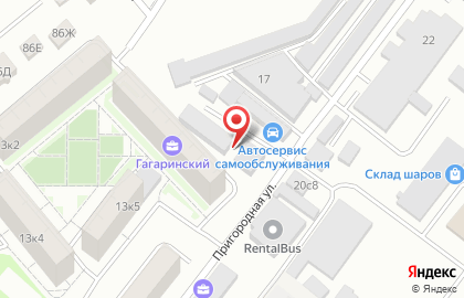 Продуктовый магазин в Калининграде на карте