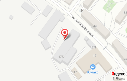 Автосервис Форсаж в Железнодорожном районе на карте