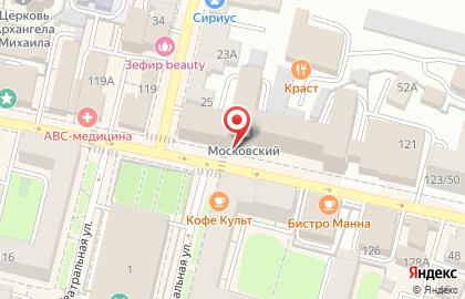 Туристическая фирма Калуга Курорт на улице Суворова на карте