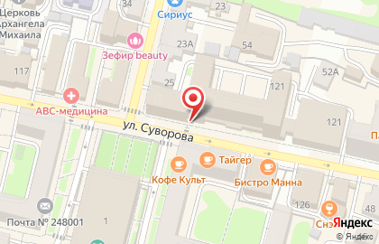 Сервисный центр Компьютер Сервис на улице Суворова на карте