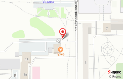 Автостоянка в Екатеринбурге на карте