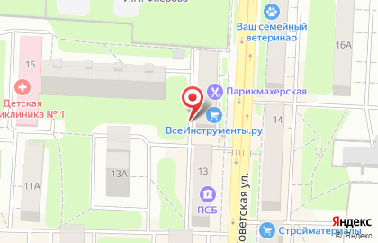 Век Дверей на Советской улице на карте