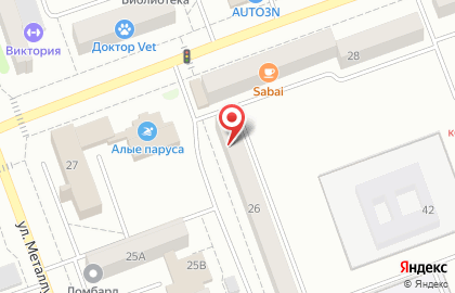 Магазин Серебряный шар в Советском микрорайоне, 26 на карте