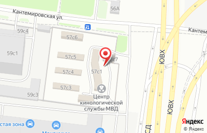 Центр кинологической службы МВД на карте