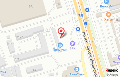 Магазин автозапчастей и СТО Рено-маркет в Железнодорожном районе на карте
