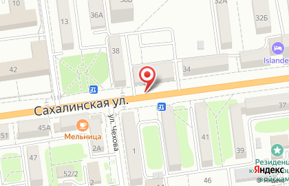 Русский букет на Сахалинской улице на карте
