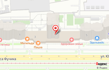 ООО Марго на улице Юлиуса Фучика на карте