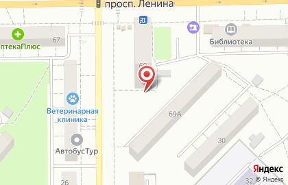 Ремонтная мастерская Мобил Сервис на проспекте Ленина на карте