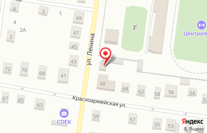 Страховая компания Росгосстрах на улице Ленина, 50 на карте