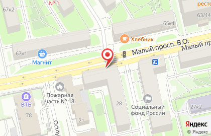 Торговая компания Посуда Европы в Василеостровском районе на карте