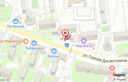 Микрокредитная компания Микрозайм на улице Героев Десантников на карте