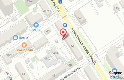 СИБНОВА на карте