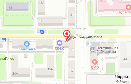 Мастер окон на улице Садовского на карте