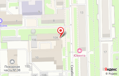 Спортивный клуб Ястреб на Свеаборгской улице на карте