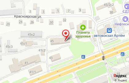 Центр двери на карте