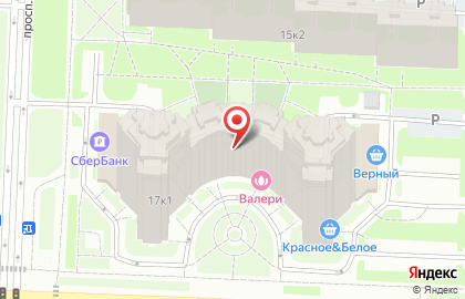 Мини-маркет Воздух в Красносельском районе на карте